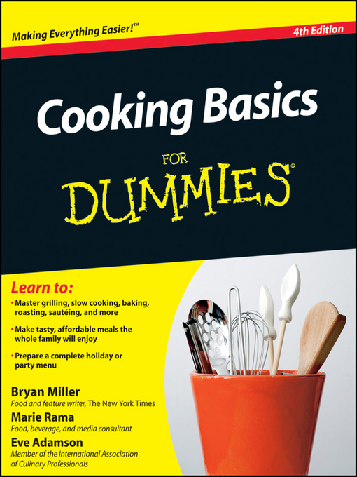 Title details for Cooking Basics For Dummies by Bryan Miller - Available